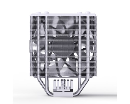 Кулер JONSBO PISA A5 ARGB White LGA1700/1200/115X/AM5/AM4 (12шт/кор, TDP 265W, PWM, 120mm ARGB Fan, 5 тепловых трубок, 4-pin, белый) Retail