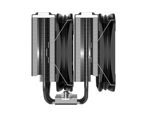 Кулер PCCooler G6 BK  S115X/1200/1700/20XX /AM4/AM5 (8 шт/кор, TDP 250W, 2x130mm PWM FAN, 6 тепловых трубок 6мм, 400-1600RPM, 10-29dBa)