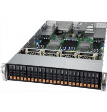 Сервер Supermicro MP SuperServer 2U 240P-TNRT 4x6348H/48x32GB/1x240Gb SM883 SATA/2x10Gb/2x10GbSFP+/24 Hot-swap 2.5