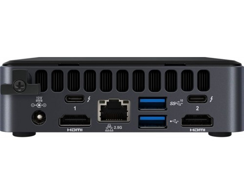 Платформа для сборки пк Intel Nuc 11: Intel Core i3-1115G4,Intel UHD Graphics,Dual HDMI 2.0b, Dual DP 1.4a via Type C, Fr: 2xUSB 3.2 Rear: 2xUSB 4 (type C), 1xUSB 3.2, 1xUSB 2.0 In: 1xUSB 3.2, 2xUSB 2.0 (БЕЗ ШНУРА)