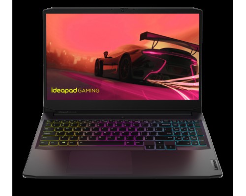 Ноутбук Lenovo IdeaPad Gaming 3 15ACH6 15,6 FHD (1920x1080)IPS 300N 165hz, Ryzen 5 5600H, 8GB DDR4 3200, 512GB SSD M.2, RTX 3050 Ti 4GB, WiFi, BT, TPM2, HD Cam,45Wh,135W Slim Tip,NoOS, 1Y,Shadow Black,2.25kg