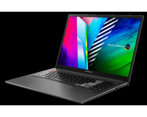 Ноутбук ASUS VivoBook Pro 16X M7600QC-KV168 AMD R5-5600H/16Gb/512GB SSD/16,0 WQXGA 500NITS(HDR),120HZ IPS AG/RTX 3050 4Gb/WiFi6/BT/FP/Backlit KB/No OS/1.9Kg/Black/