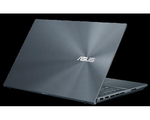 Ноутбук ASUS Zenbook Pro 15 UM535QA-KS241  AMD Ryzen 7 5800H/16Gb/1Tb SSD SSD Nvme/15.6 FHD GLARE TOUCH IPS 400 nit 1920x1080/WiFi5/BT/No OS/1.8Kg/PINE GREY(GLASS)/SLEEVE