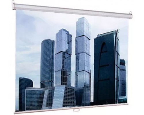 Настенный экран Lumien Eco Picture 127х200см (рабочая область 121х194 см) MW восьмигранный корпус, возможность потолочн./настенного крепления, уровень в комплекте, 16:10 (треугольная упаковка)