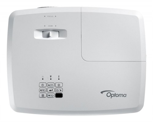 Проектор Optoma EH400 (DLP, Full HP 1920x1080, 4000Lm, 22000:1, 2xHDMI, MHL, VGA, Composite video, Audio-in 3.5mm, VGA-OUT, Audio-Out 3.5mm, 1x2W speaker, 3D Ready, lamp 10000hrs, WHITE)