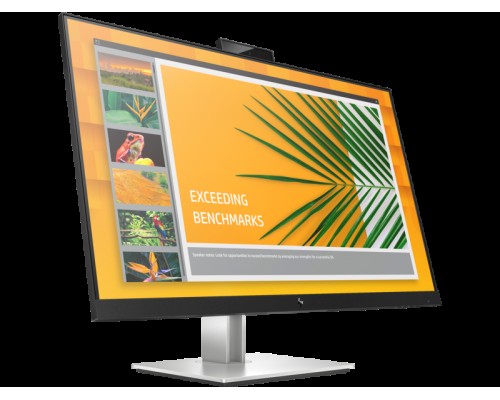 Монитор HP EliteDisplay E27d G4 QHD Docking Monitor 2560x1440, IPS, 300 cd/m2, 1000:1, 5ms, HDMI, DP, 100w USB Type-C, RJ-45, USB 3.1, Eye Ease,  webcam, height, tilt, swivel, pivot, Black&Silver