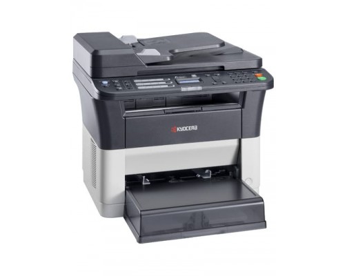 Kyocera FS-1125MFP, P/C/S/F, ч/б лазерный, A4, 25 стр/мин, 1800x600 dpi, 64 Мб, USB 2.0, Network, лоток 250 л., Duplex, автопод., старт.тонер 1000 стр.