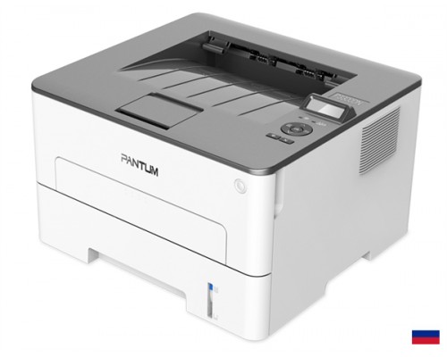 Лазерный монохромный принтер Pantum P3308DN, Printer, Mono laser, А4, 33 ppm (max 60000 p/mon), 350 MHz, 1200x1200 dpi, 256 MB RAM, PCL/PS, Duplex, paper tray 250 pages, USB, LAN, start. cartridge 6000 pages