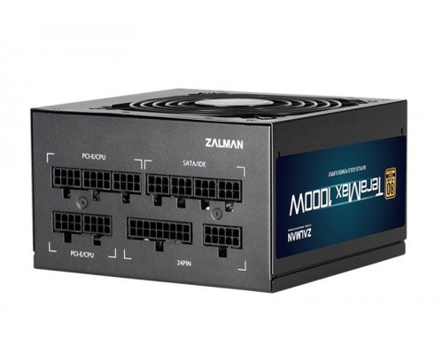 Блок питания Zalman ZM1200-TMX, 1200W, ATX12V v2.52, APFC, 12cm Fan, 80+ Gold, Full Modular, Retail