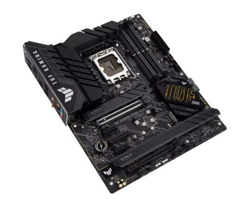 Материнская плата ASUS TUF GAMING Z690-PLUS WIFI, LGA1700, Z690, 4*DDR5, DP+HDMI, CrossFireX, SATA3 + RAID, Audio, Gb LAN, USB 3.2*8, USB 2.0*2, COM*1 header (w/o cable), ATX; 90MB18V0-M0EAY0