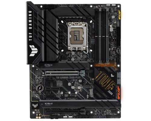 Материнская плата ASUS TUF GAMING Z690-PLUS, LGA1700, Z690, 4*DDR5, DP+HDMI, CrossFireX, SATA3 + RAID, Audio, Gb LAN, USB 3.2, COM*1 header (w/o cable), ATX; 90MB16B0-M0EAY0