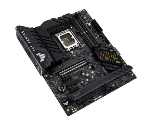 Материнская плата ASUS TUF GAMING Z690-PLUS, LGA1700, Z690, 4*DDR5, DP+HDMI, CrossFireX, SATA3 + RAID, Audio, Gb LAN, USB 3.2, COM*1 header (w/o cable), ATX; 90MB16B0-M0EAY0