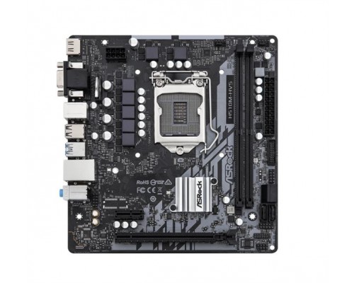 Материнская плата ASROCK H610M-HVS/M.2 R2.0, LGA1700, H610, 2*DDR4, D-Sub+HDMI, 4xSATA3 6.0, M.2 Socket, 2xUSB 3.2, 4xUSB 2.0, mATX; 90-MXBJJ0-A0UAYZ