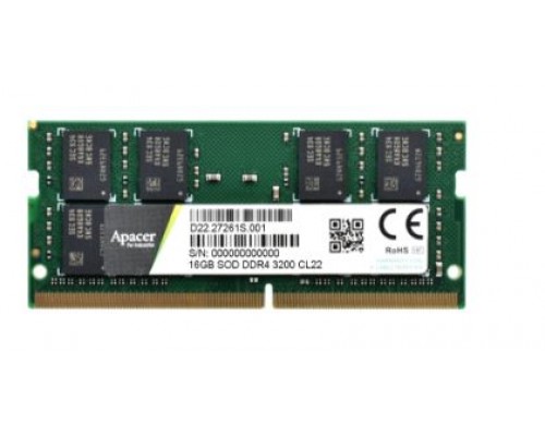 Оперативная память Apacer  DDR4   4GB  2666MHz SO-DIMM (PC4-21300) CL19 1.2V (Retail) 512x8 3 years (AS04GGB26CQTBGH/ES.04G2V.KNH)