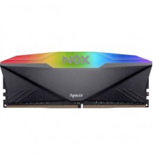 Оперативная память Apacer  DDR4   8GB  3200MHz UDIMM NOX RGB Black Gaming Memory (PC4-25600) CL16 1.35V Intel XMP 2.0, Heat Sink (Retail) 1024*8  3 years (AH4U08G32C28YNBAA-1)                                                                           