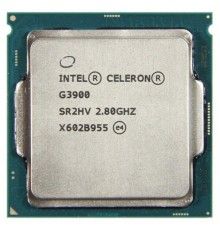 Процессор CPU Intel Celeron G3900 (2.8GHz) 2MB, LGA1151 OEM (Integrated Graphics HD 510 350MHz) CM8066201928610SR2HV                                                                                                                                      