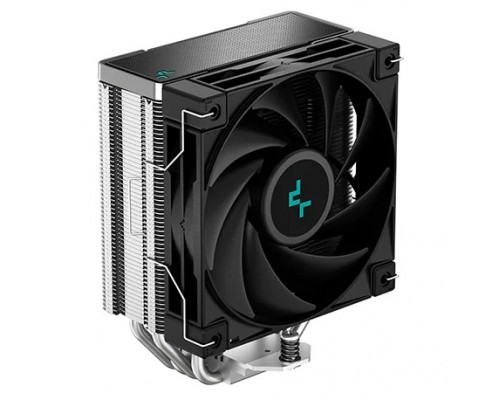 Кулер для процессора DEEPCOOL AK400 LGA1700/1200/115X/AM5/AM4 (18шт/кор, TDP 260W, PWM, Fan 120mm, 4 тепл. Трубки, черный) RET