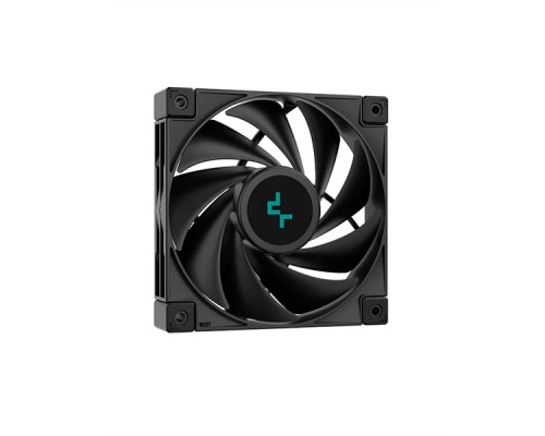 Кулер для процессора DEEPCOOL AK400 LGA1700/1200/115X/AM5/AM4 (18шт/кор, TDP 260W, PWM, Fan 120mm, 4 тепл. Трубки, черный) RET