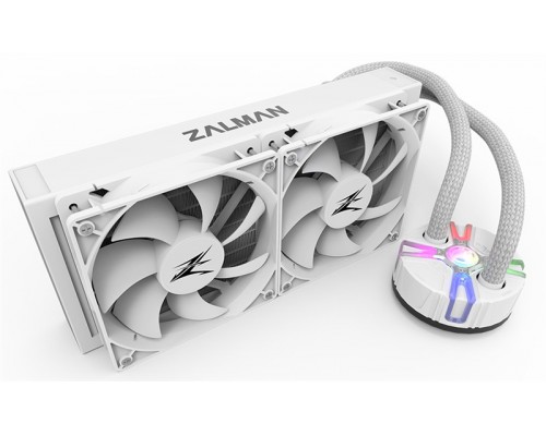 Система водяного охлаждения Zalman CPU Liquid Cooler 240mm, White