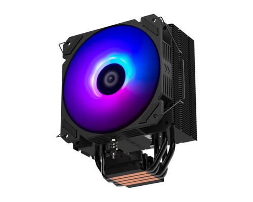 Кулер для процессора ZALMAN CNPS9X PERFORMA BLACK ARGB, 120mm FAN, 4 HEAT PIPES, 4-PIN PWM, 700-1800 RPM, 28DBA MAX, HYDRO BEARING, FULL SOCKET SUPPORT