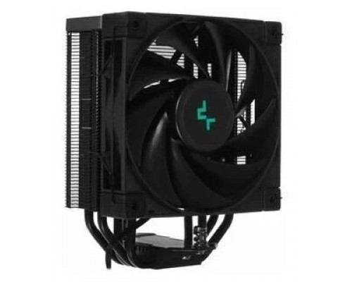 Кулер для процессора DEEPCOOL AK400 ZERO DARK LGA1700/1200/115X/AM5/AM4 (18шт/кор, TDP 260W, PWM, Fan 120mm, 4 тепл. Трубки, черный) RET