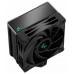 Кулер для процессора DEEPCOOL AK400 ZERO DARK LGA1700/1200/115X/AM5/AM4 (18шт/кор, TDP 260W, PWM, Fan 120mm, 4 тепл. Трубки, черный) RET