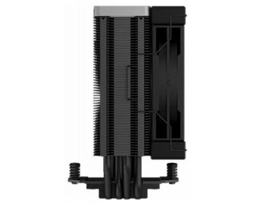 Кулер для процессора DEEPCOOL AK400 ZERO DARK LGA1700/1200/115X/AM5/AM4 (18шт/кор, TDP 260W, PWM, Fan 120mm, 4 тепл. Трубки, черный) RET