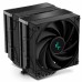 Кулер для процессора DEEPCOOL AK620 ZERO DARK LGA20XX/1700/1200/115X/AM5/AM4 (8шт/кор, TDP 260W, PWM, DUAL Fan 120mm, 6 тепл. трубок, черный) RET