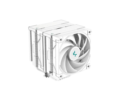 Кулер для процессора DEEPCOOL AK620 WH LGA20XX/1700/1200/115X/AM5/AM4 (8шт/кор, TDP 260W, PWM, DUAL Fan 120mm, 6 тепл. трубок, белый) RET