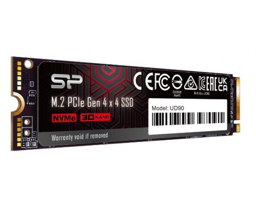 Твердотельный накопитель Solid State Disk Silicon Power UD90 250Gb PCIe Gen4x4 M.2 PCI-Express (PCIe) SP250GBP44UD9005