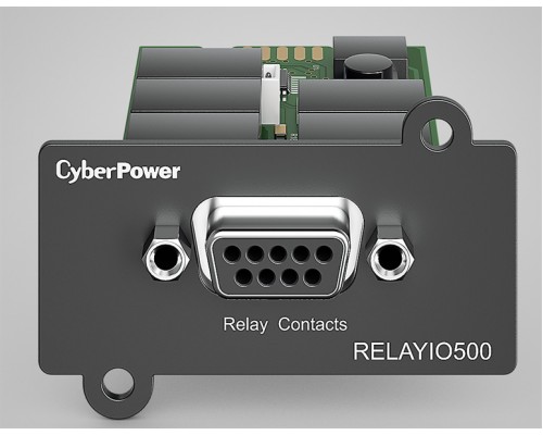 Аксессуар к источнику бесперебойного питания CyberPower Карта сухих контактов CyberPower RELAYIO500 (DB9)