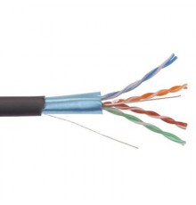 Lan-кабель ITK Витая пара F/UTP кат.5E 4х2х24AWG LDPE черный (305м)                                                                                                                                                                                       
