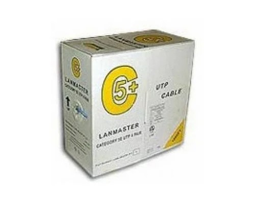 Кабель LANMASTER UTP, 4 пары, кат. 5Е,  350Mhz, LSZH, белый, 305 м