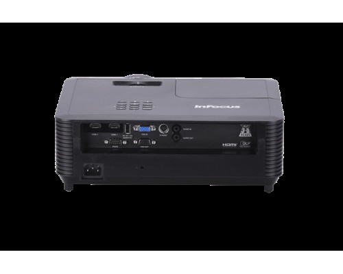 Проектор INFOCUS IN116BBST DLP,3600 lm,WXGA,30 000:1,(0.52:1)-короткофокусный,2xHDMI 1.4,VGA in,VGAout,S-video,USB-A(power),3.5mm audio in,3.5mm audio out,RS232,лампа до 15000ч.,1x10W,2.9кг
