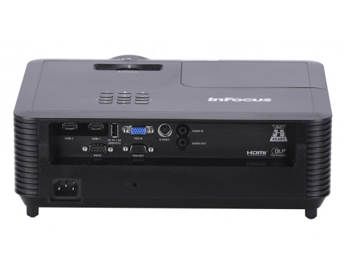 Проектор INFOCUS IN114BBST DLP,3500 lm,XGA,30 000:1,(0.621:1)-короткофокусный,2xHDMI 1.4,VGA in,VGA out,S-video,USB-A(power),3.5mm audio in,3.5mm audio out,RS232, лампа до 15000 ч.,1x10W,2.9 кг