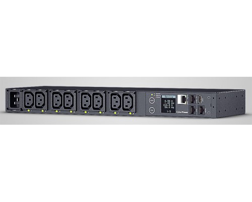 Панель питания распределительная CyberPower PDU PDU81005 1U type, 16Amp, plug IEC 320 C20, (8) IEC 320 C13