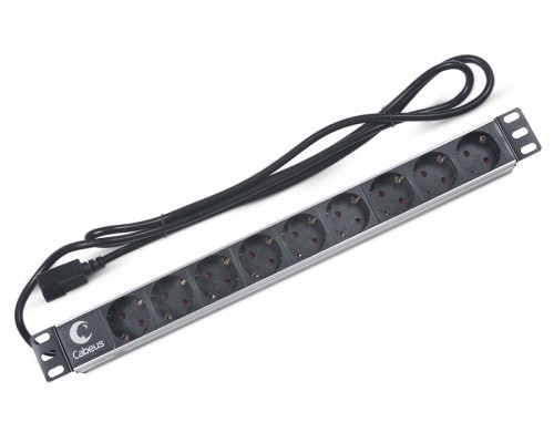 Блок розеток CABEUS PDU-9P-2IEC 9 роз 10А 250V шнур 2м