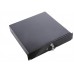 Полка (ящик) для документации 2U, цвет черный