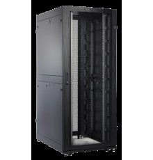Шкаф серверный ПРОФ напольный 48U (800x1200) дверь перфор. 2 шт., черный, в сборе                                                                                                                                                                         