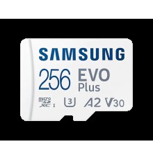 Флеш-карта microSD 256GB Samsung Карта памяти EVO Plus (MB-MC256KA)                                                                                                                                                                                       