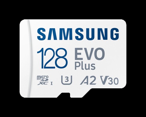 Флеш-карта microSD 128GB Samsung Карта памяти EVO Plus (MB-MC128KA)