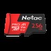 Носитель информации Netac P500 Extreme Pro MicroSDXC 256GB V30/A1/C10 up to 100MB/s, retail pack card only