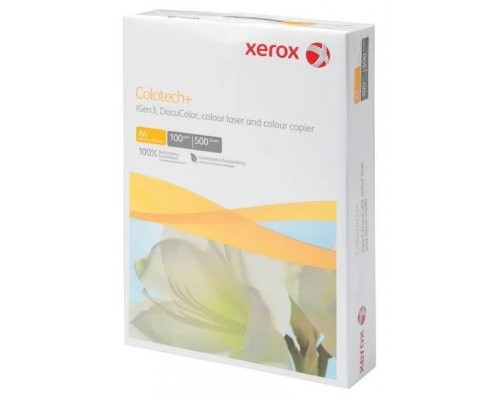 Бумага XEROX Colotech Plus 170CIE, 100г, A4, 500 листов (кратно 4 шт)