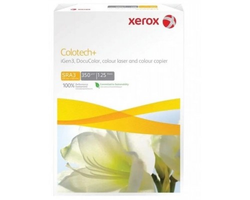 Бумага XEROX Colotech Plus 170CIE, 350г, SR A3 (450x320мм), 125 листов (кратно 5 шт)