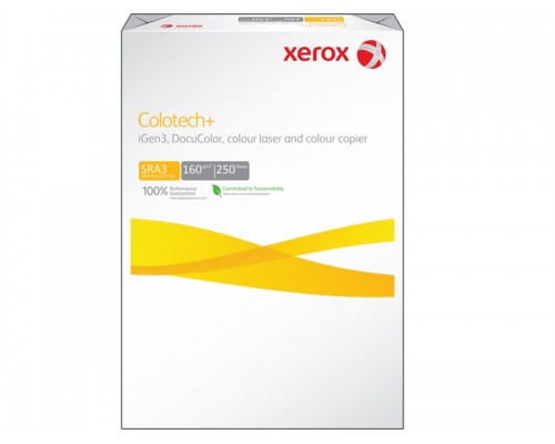 Бумага XEROX Colotech Plus 170CIE, 160г, SR A3 (450x320мм), 250 листов (кратно 4 шт)