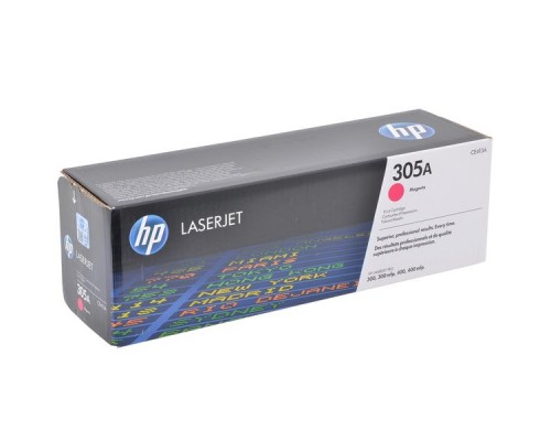 Картридж HP 305A для CLJ Color M351/M451/MFP M375/MFP M475, пурпурный (2600 стр.) (желтая упаковка)