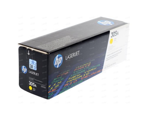 Картридж HP 305A для CLJ Color M351/M451/MFP M375/MFP M475, желтый (2600 стр.) (желтая упаковка)