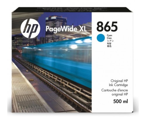 Картридж Cartridge HP 865 для PageWide XL 4200/5200, голубой, 500 мл