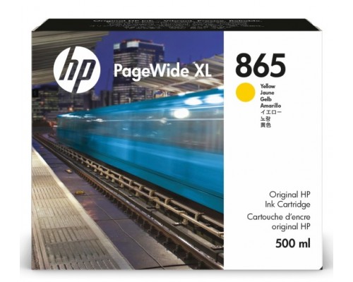 Картридж Cartridge HP 865 для PageWide XL 4200/5200, желтый, 500 мл