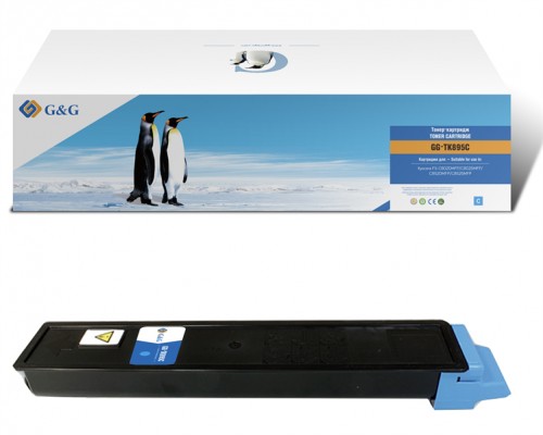 Тонер-картридж GG Toner cartridge for Kyocera FS-C8020MFP/8025MFP/8520MFP/8525MFP Cyan (6000 pages) With Chip